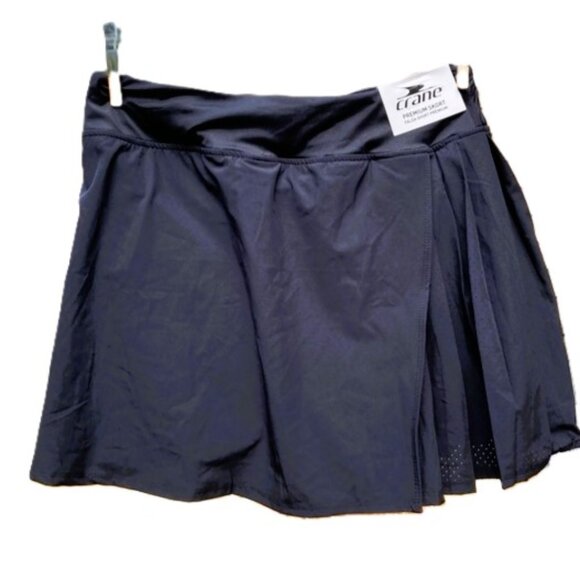 Black Skirt Skort Tennis Pickleball Golf NEW Womens Medium - Picture 1 of 12